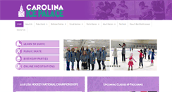 Desktop Screenshot of carolinaicepalace.com